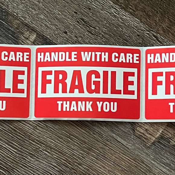 Other - 🎉HOST PICK! 🎉50 Fragile stickers for shipments